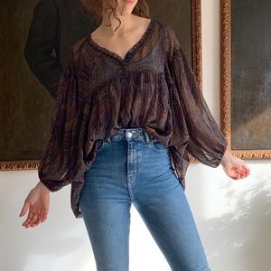 Ralph Lauren boho style blouse